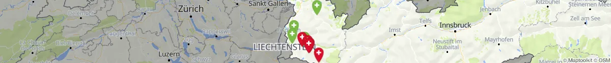 Map view for Pharmacies emergency services nearby Sankt Gallenkirch (Bludenz, Vorarlberg)